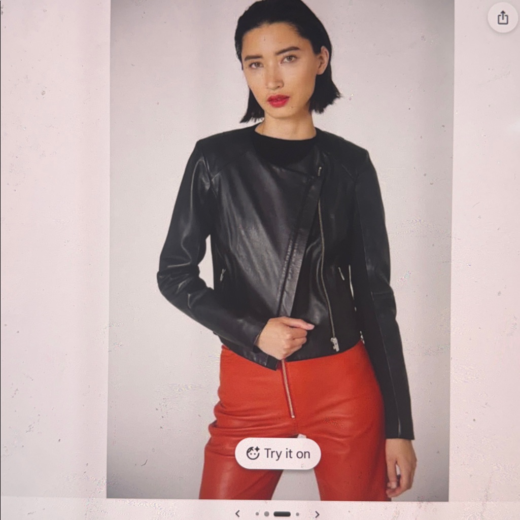 Veda Dali Leather Jacket Size M